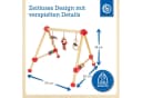BIECO Baby Gym Spieltrapez Holz Bunt mit Figuren & Kugeln Bild 4