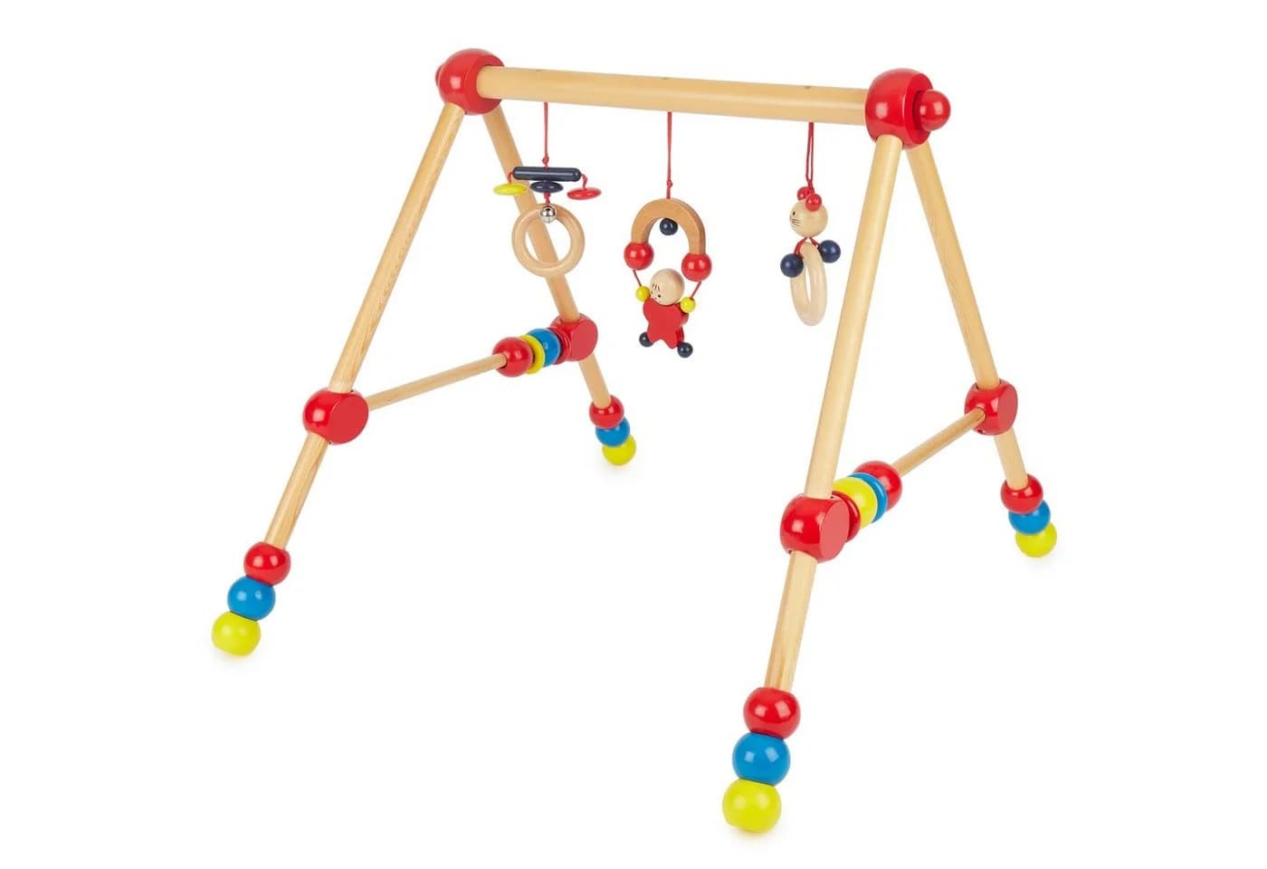BIECO Baby Gym Spieltrapez höhenverstellbar Holz Bunt - Bild 2