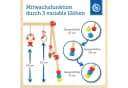 BIECO Baby Gym Spieltrapez höhenverstellbar Holz Bunt Bild 3