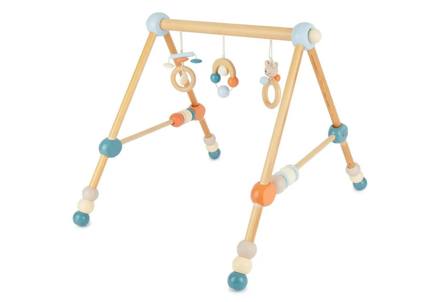 BIECO Baby Gym Spieltrapez Höhenverstellbar Spielbogen Holz - Bild 2