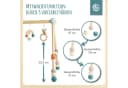 BIECO Baby Gym Spieltrapez Höhenverstellbar Spielbogen Holz Bild 3