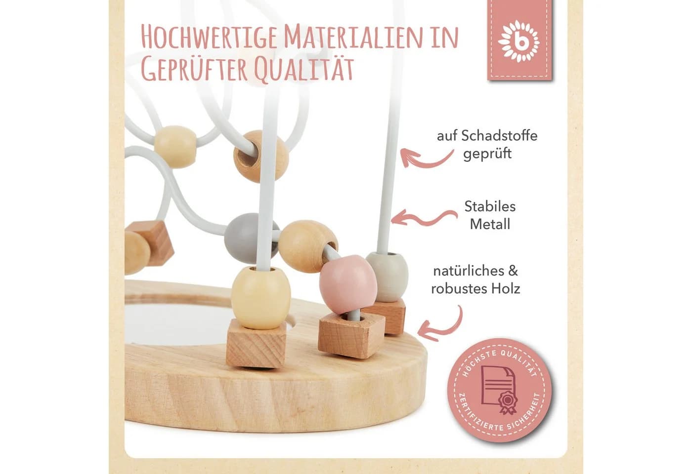 BIECO Motorikschleife mit Spiegel für Kinder - Bild 5