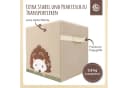 BIECO Spielzeugtruhe Igel 36L Faltbar Aufbewahrungsbox Beige Bild 4
