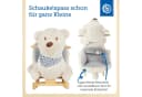 BIECO Schaukeltier Bär Creme Plüsch 62x30x48 cm Bild 3