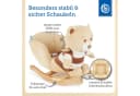 BIECO Schaukeltier Bär Bubu Plüsch mit Holzgestell Bild 4