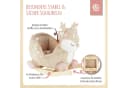 BIECO Schaukeltier Reh Ella Beige Massivholz Bild 5