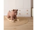 BIECO Schaukeltier Bär Mika aus Plüsch & Holz Bild 1
