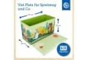 BIECO Spielzeugtruhe Aufbewahrungsbox mit Deckel 60L Faltbar Bild 3