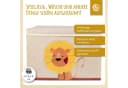 BIECO Spielzeugtruhe Aufbewahrungsbox mit Deckel 65L Faltbar Bild 1