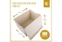 BIECO Spielzeugtruhe Aufbewahrungsbox mit Deckel 65L Faltbar Bild 3
