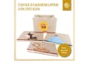 BIECO Spielzeugtruhe Aufbewahrungsbox mit Deckel 65L Faltbar Bild 5