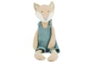 BIECO Plüschfigur Fuchs Kuscheltier Baby aus Leinenstoff & Musselin Beige Bild 2