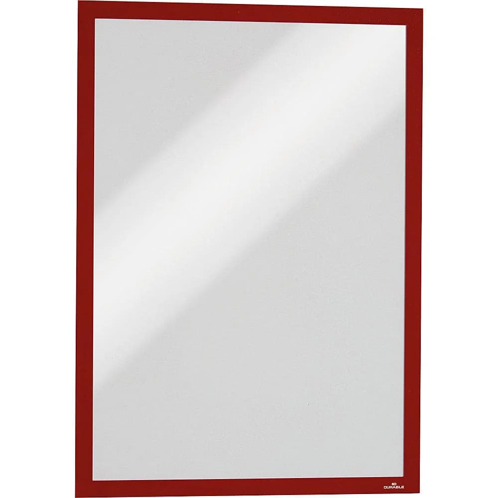 Durable Magnetrahmen Rot Magnetisch A4