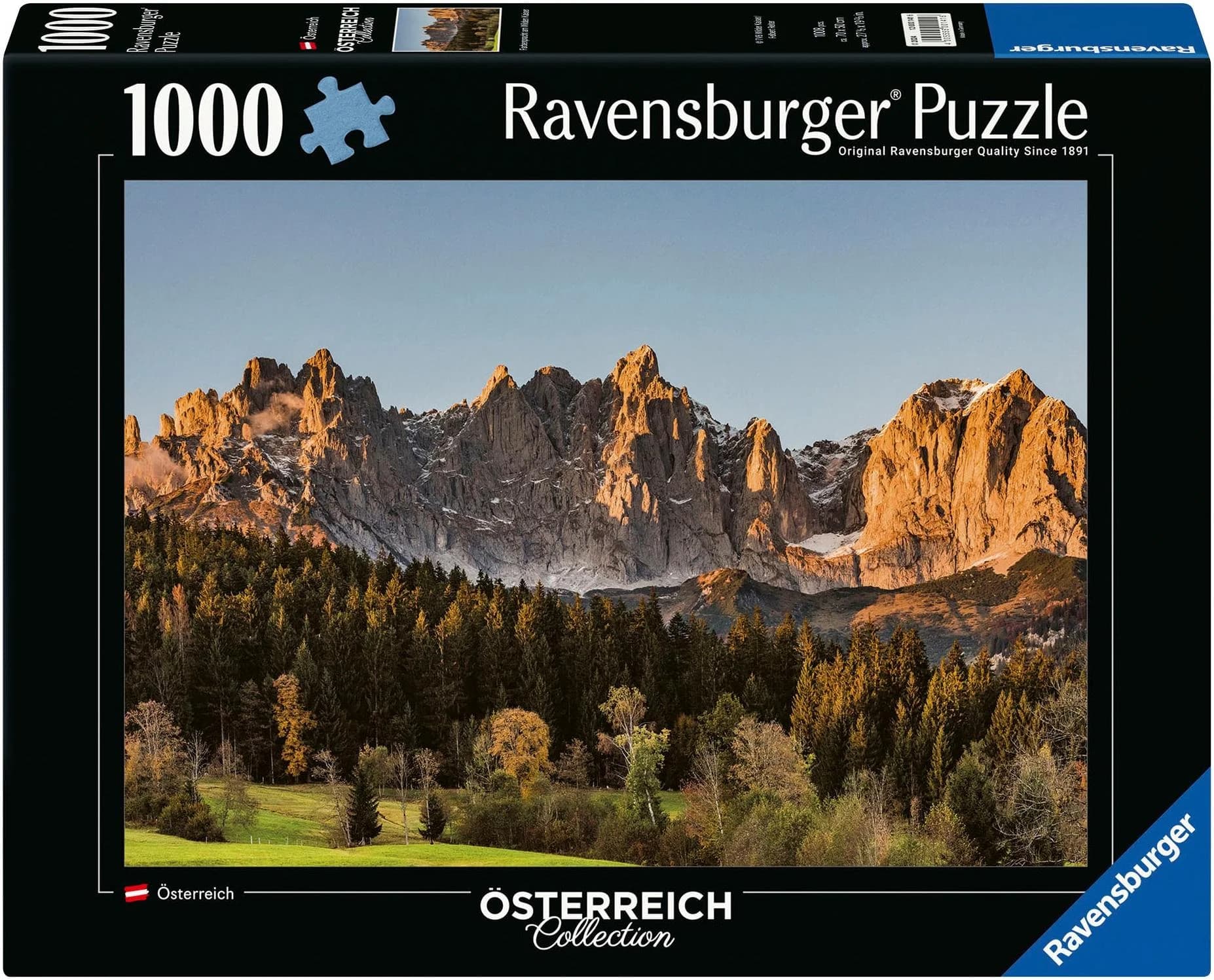 Ravensburger Puzzle 1000 Teile - Farbenpracht am Wilden Kaiser Bunt - Bild 2