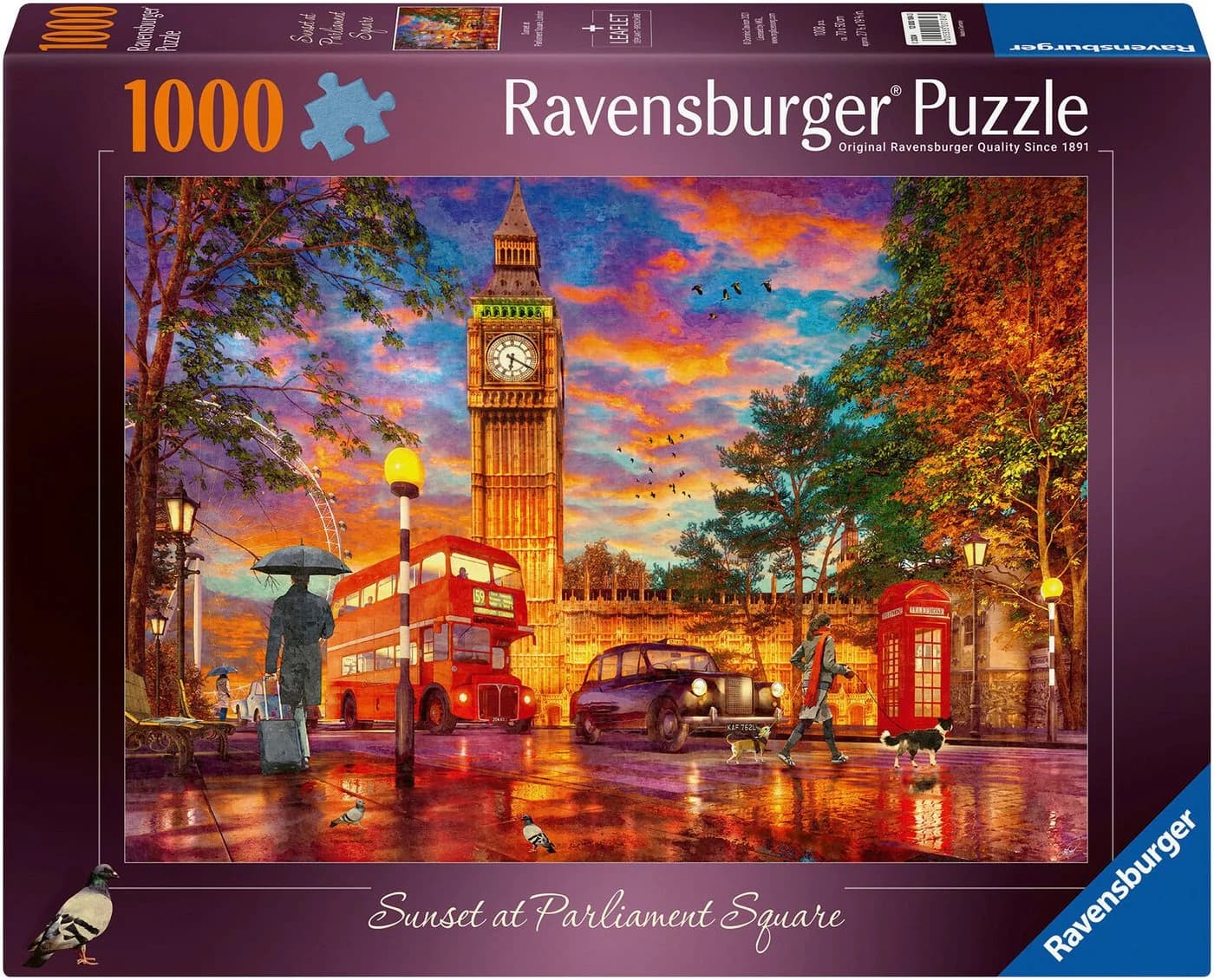 Ravensburger Puzzle Sonnenuntergang in London 1000 Teile Made in Germany - Bild 2