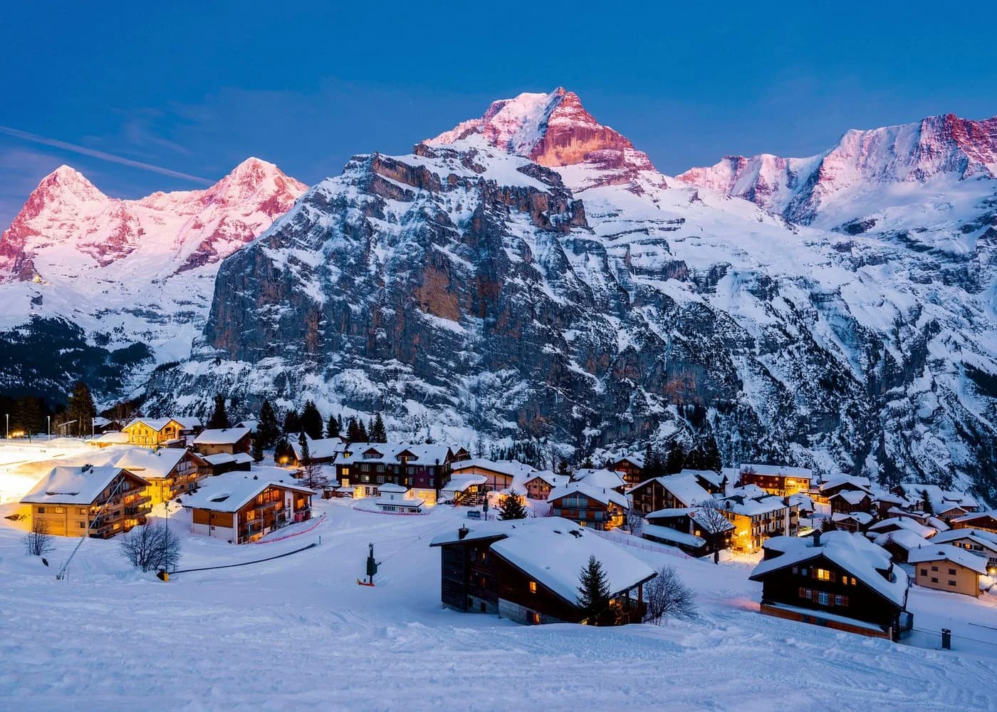 Ravensburger Puzzle Beautiful Mountains Berner Oberland Mürren 1000 Teile