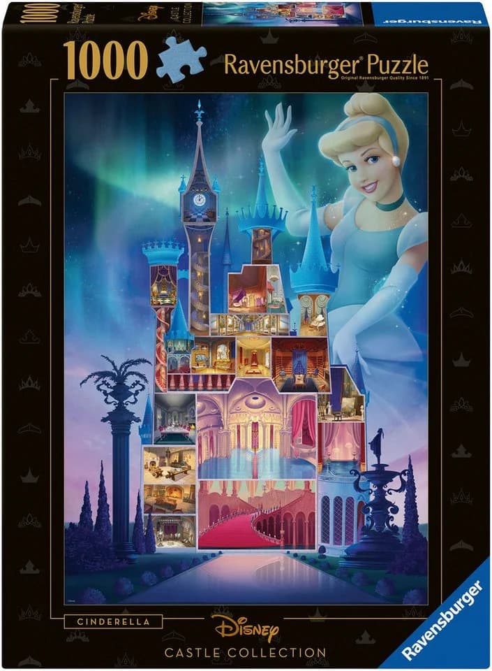 Ravensburger Puzzle Castle Collection Disney Princess Cinderella 1000 Teile - Bild 2