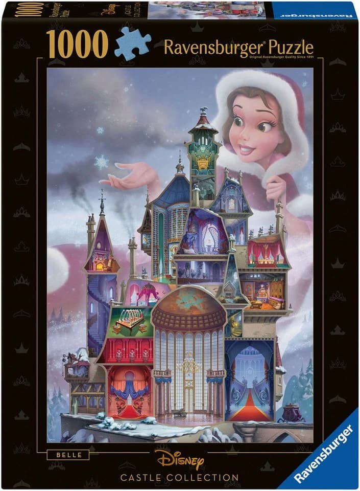 Ravensburger Puzzle Castle Collection Disney Princess Belle 1000 Teile - Bild 2