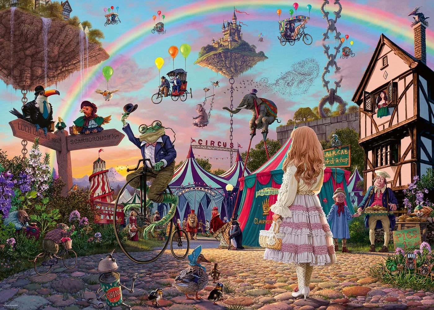 Ravensburger Puzzle Look and Find No 2 Verzauberter Zirkus 1000 Teile