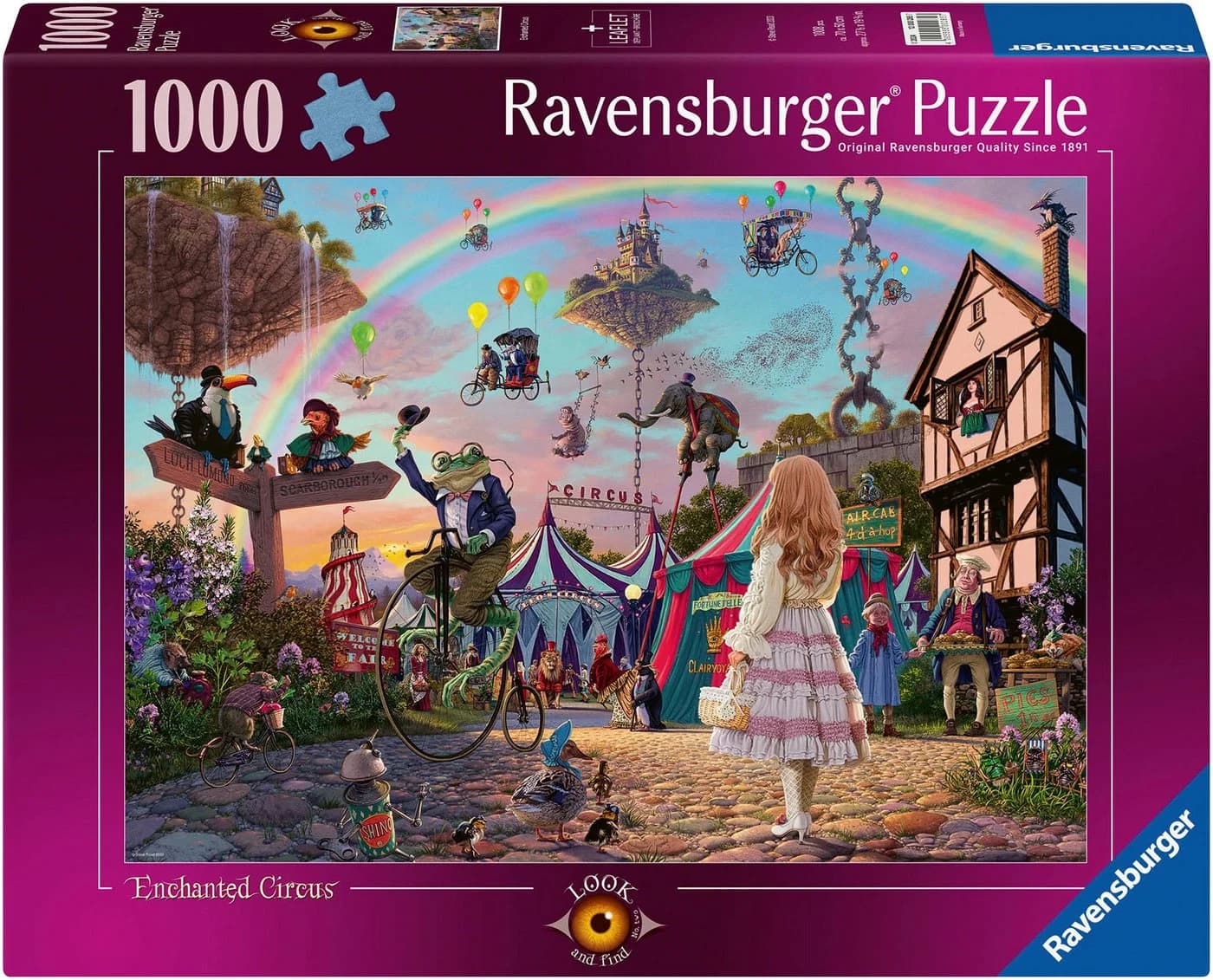 Ravensburger Puzzle Look and Find No 2 Verzauberter Zirkus 1000 Teile - Bild 2