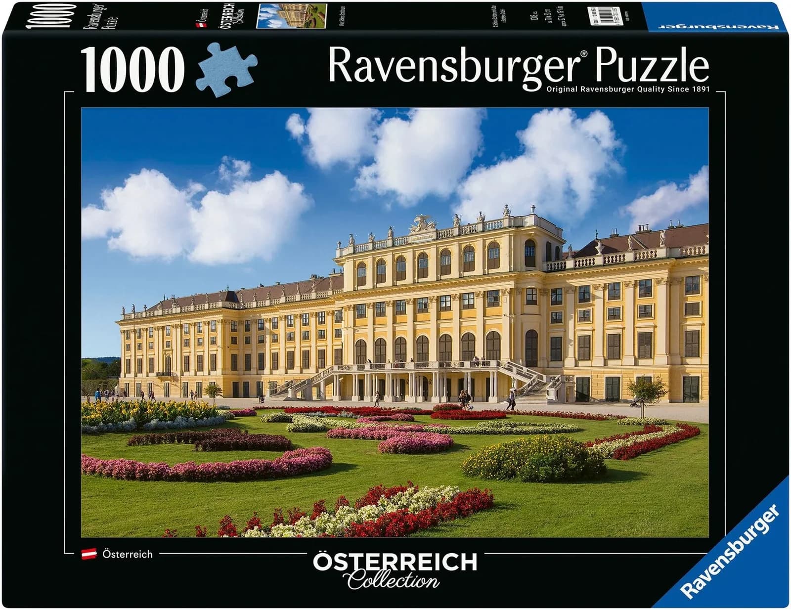 Ravensburger Puzzle Österreich Collection Schloss Schönbrunn 1000 Teile Bunt