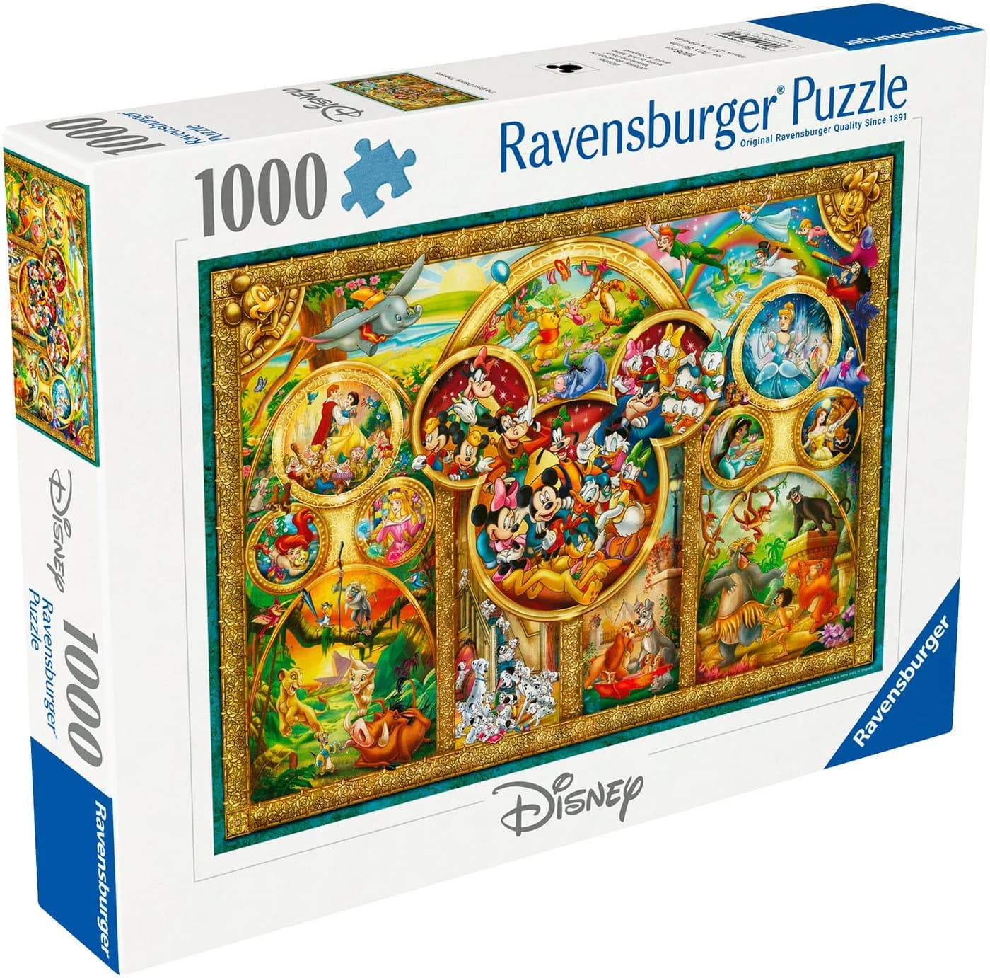 Ravensburger Puzzle Disney Classics 1000 Teile Bunt Made in Germany