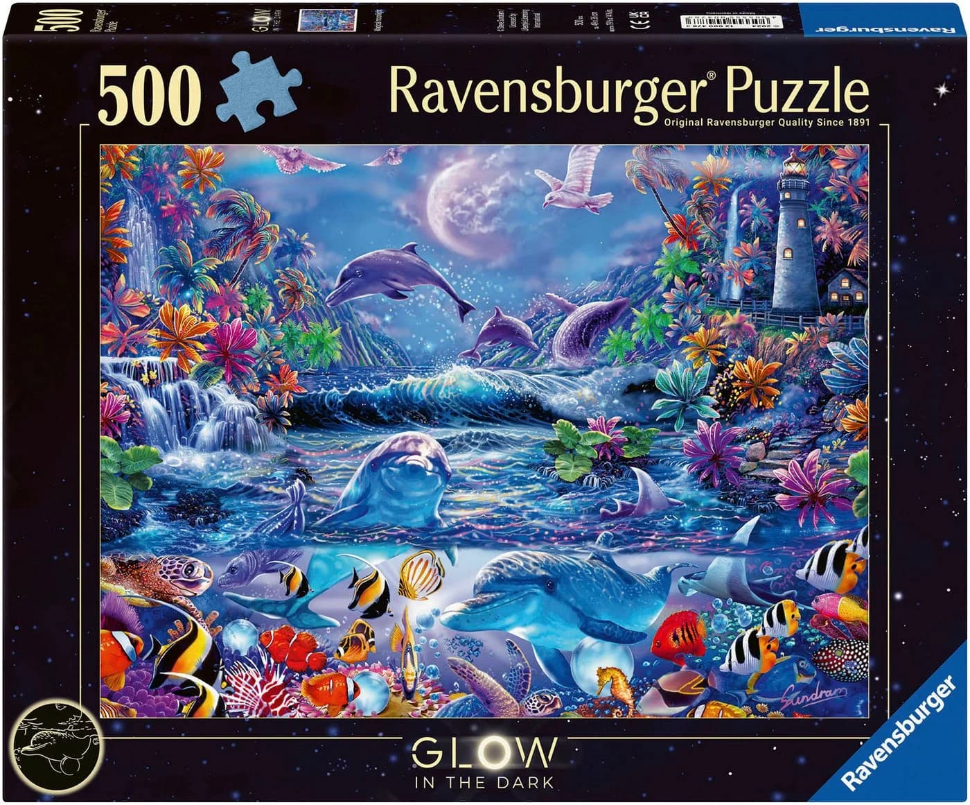 Ravensburger Puzzle Glow in the Dark 500 Teile Bunt - Bild 2
