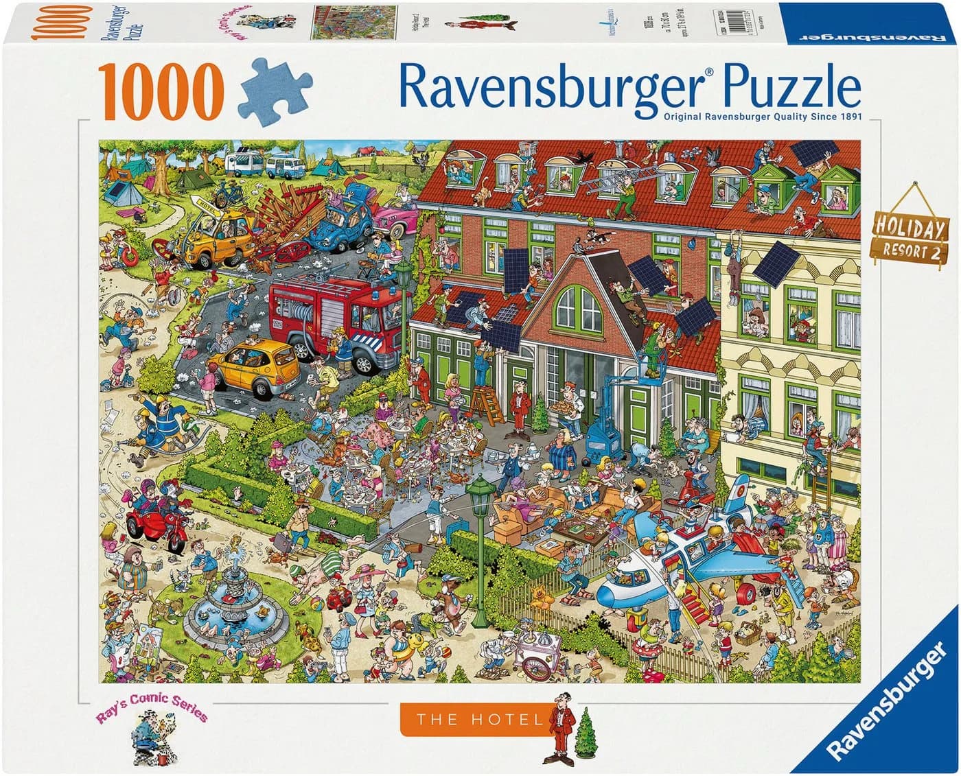 Ravensburger Puzzle The Hotel 1000 Teile Bunt Made in Germany - Bild 2
