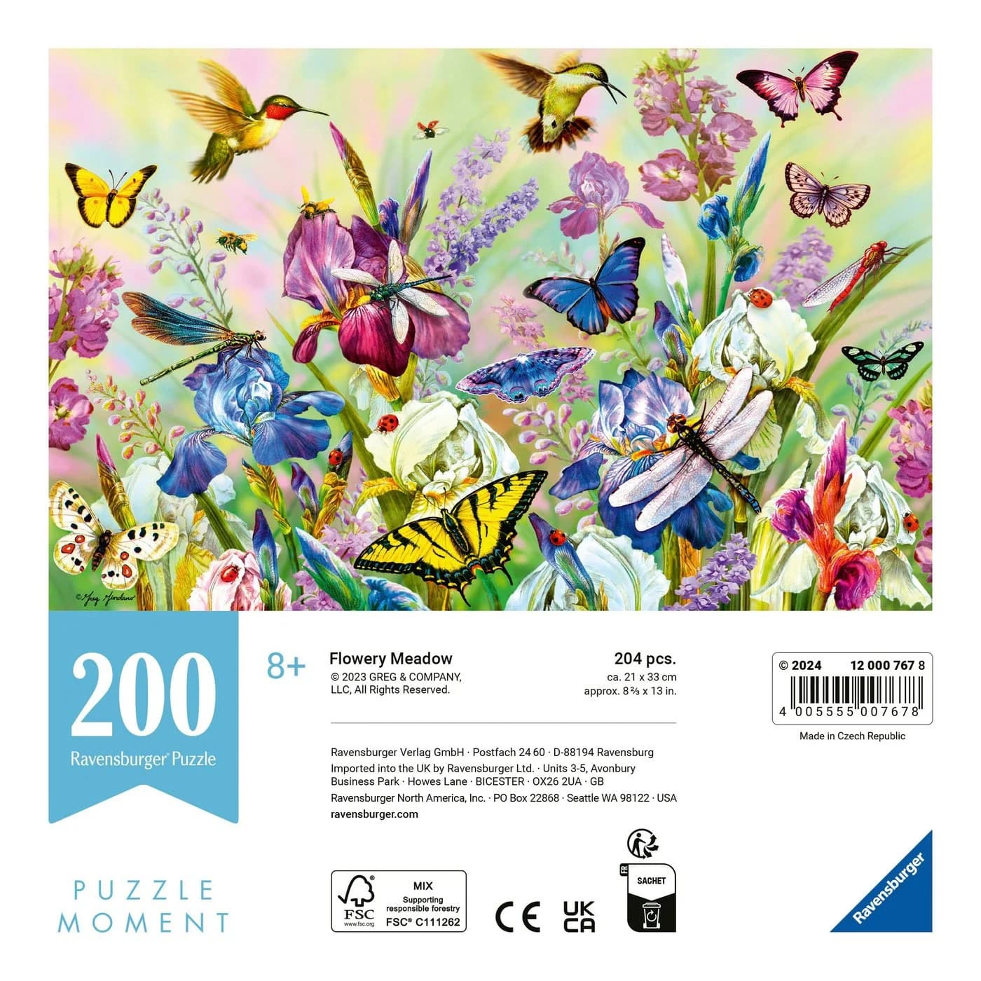 Ravensburger Puzzle Flowery meadow 200 Teile Bunt - Bild 3
