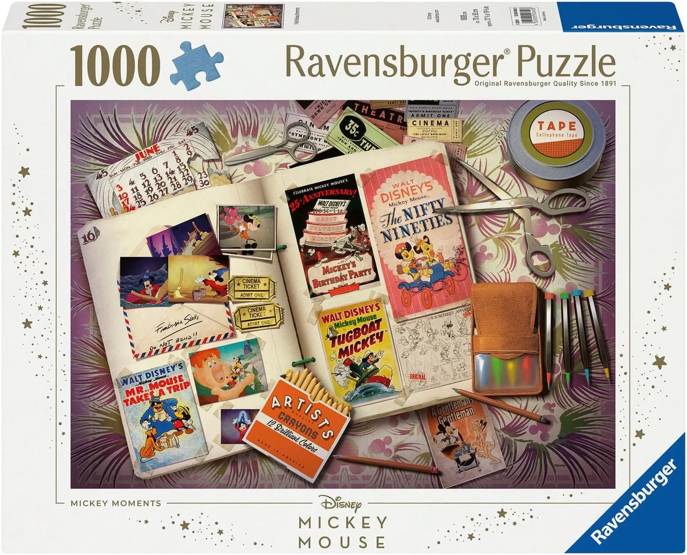 Ravensburger Puzzle Disney Mickey Mouse 1940 Mickey Moments 1000 Teile - Bild 2