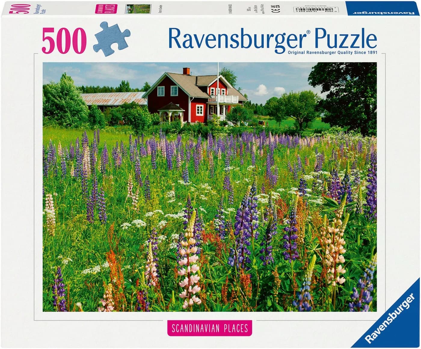 Ravensburger Puzzle Scandinavian Places 500 Teile Bauernhof Schweden - Bild 2