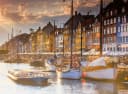 Ravensburger Puzzle Scandinavian Places Sonnenuntergang Kopenhagen 500 Teile Bild 1