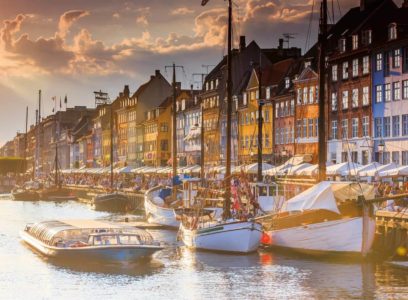 Ravensburger Puzzle Scandinavian Places Sonnenuntergang Kopenhagen 500 Teile