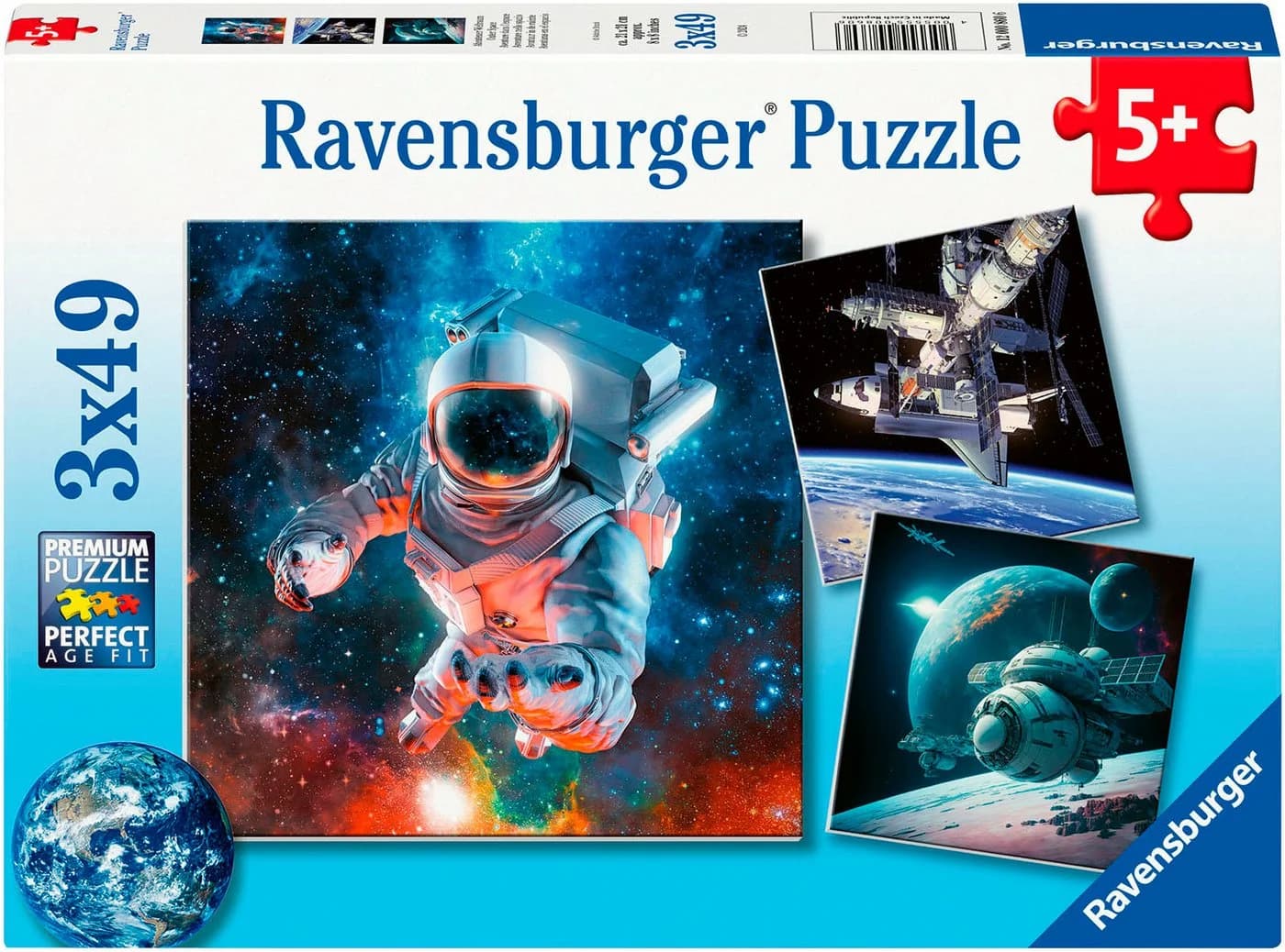 Ravensburger Puzzle Abenteuer Weltraum 147 Teile 3x49 Bunt - Bild 2