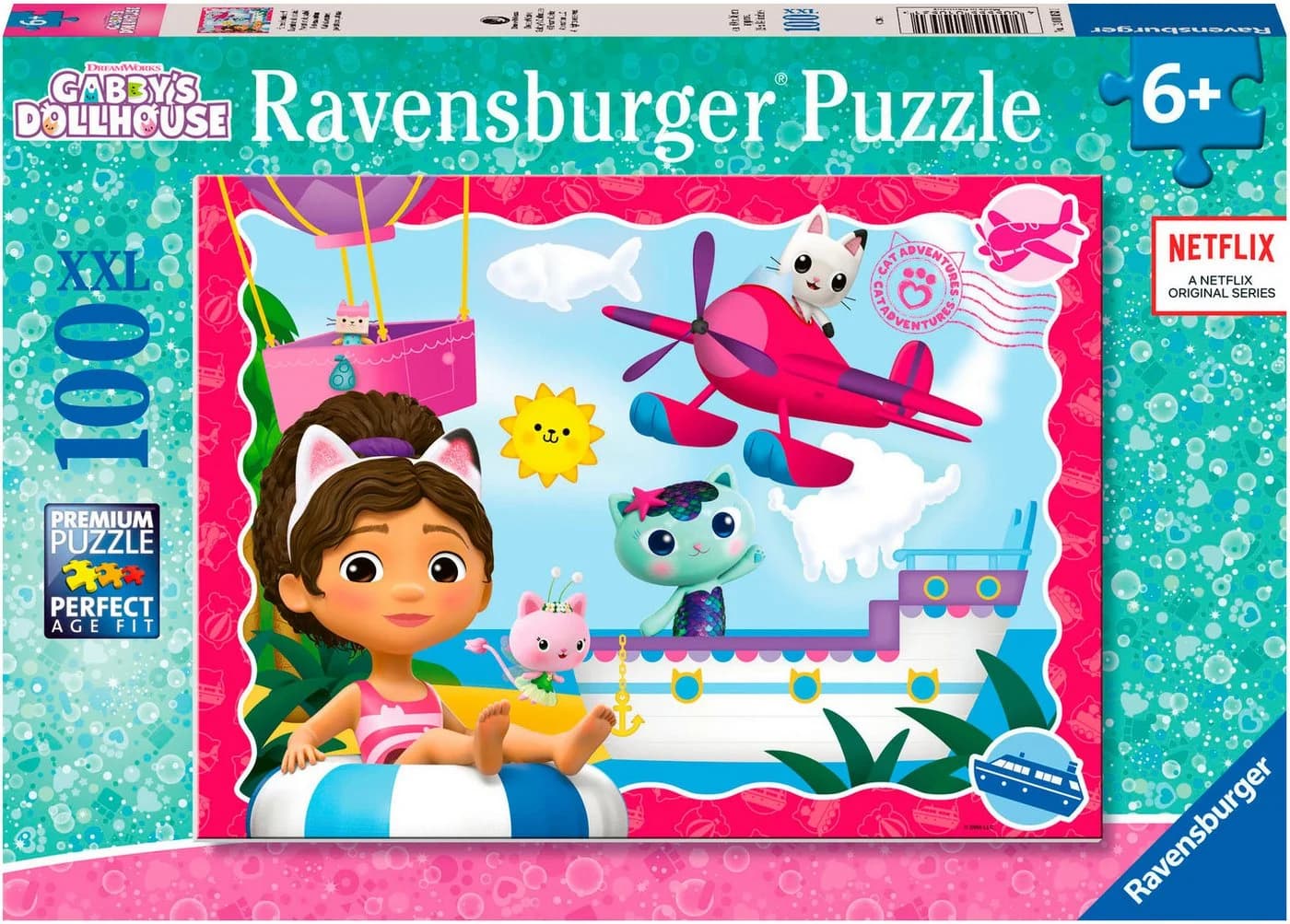 Ravensburger Puzzle Katzenabenteuer 100 XXL-Teile Bunt Made in Germany - Bild 2