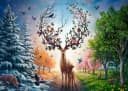Ravensburger Puzzle Der magische Hirsch 1000 Teile Bild 1