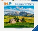 Ravensburger Puzzle Dolomitenidylle Seiser Alm 500 Teile Bunt Made in Germany Bild 2