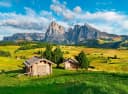 Ravensburger Puzzle Dolomitenidylle Seiser Alm 500 Teile Bunt Made in Germany Bild 4