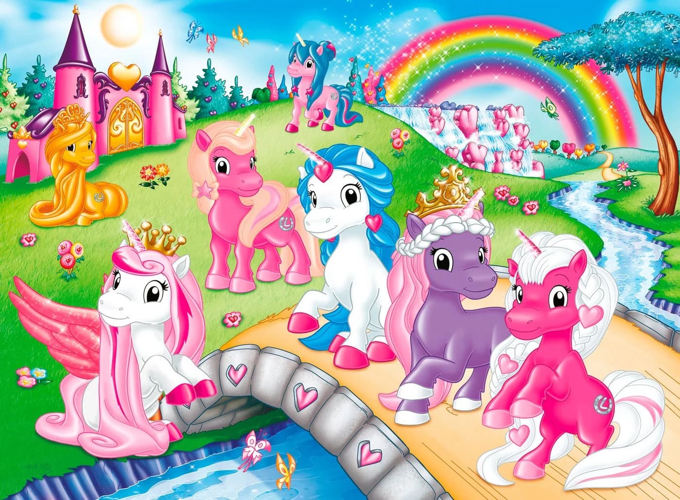 Ravensburger Puzzle Die zauberhafte Welt der Lissy PONYs 150 Teile Bunt