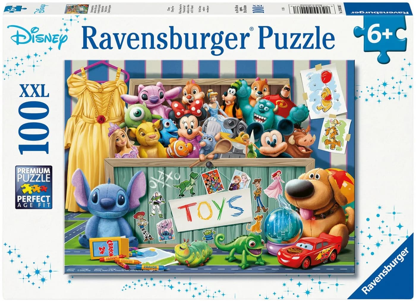 Ravensburger Puzzle Disney Pixar Multicharacter 100 Teile XXL Bunt - Bild 2