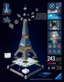 Ravensburger 3D-Puzzle Iconics: Eiffelturm mit Licht, 216 Teile Bild 1
