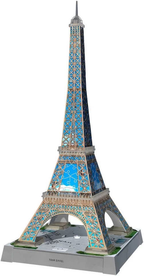 Ravensburger 3D-Puzzle Iconics: Eiffelturm mit Licht, 216 Teile - Bild 3