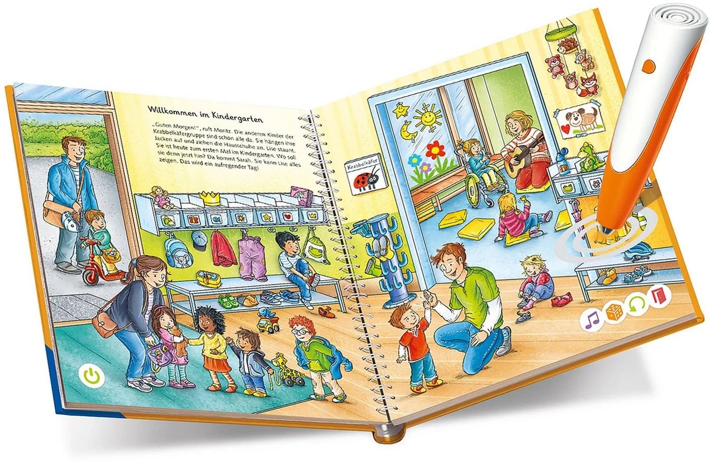 Ravensburger tiptoi Starter-Set: Stift und Wörter-Bilderbuch Kindergarten bunt - Bild 4