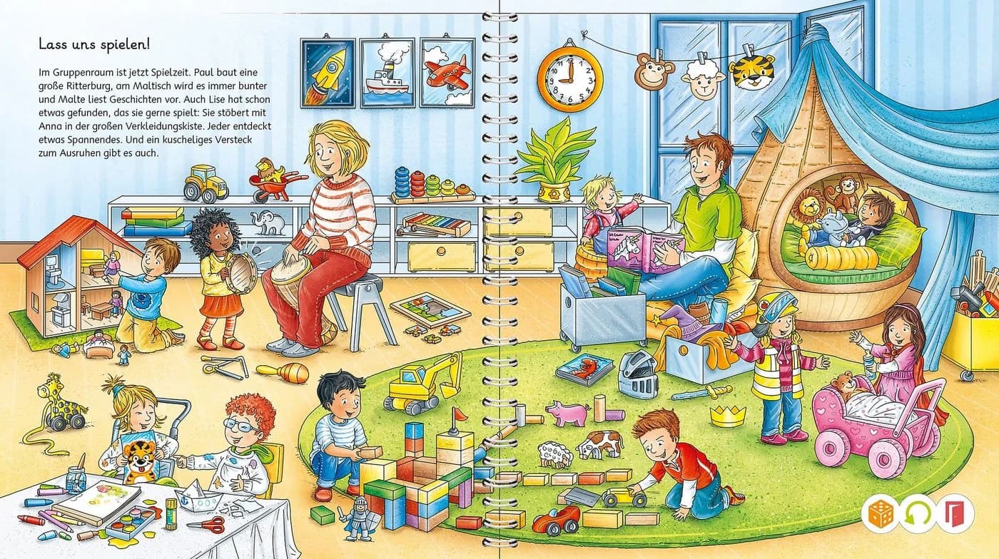Ravensburger tiptoi Starter-Set: Stift und Wörter-Bilderbuch Kindergarten bunt - Bild 5