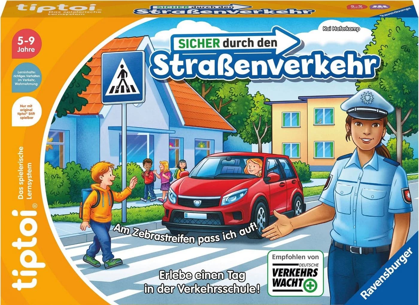 Ravensburger tiptoi Lernspiel Sicher durch den Straßenverkehr 00173 - Bild 2