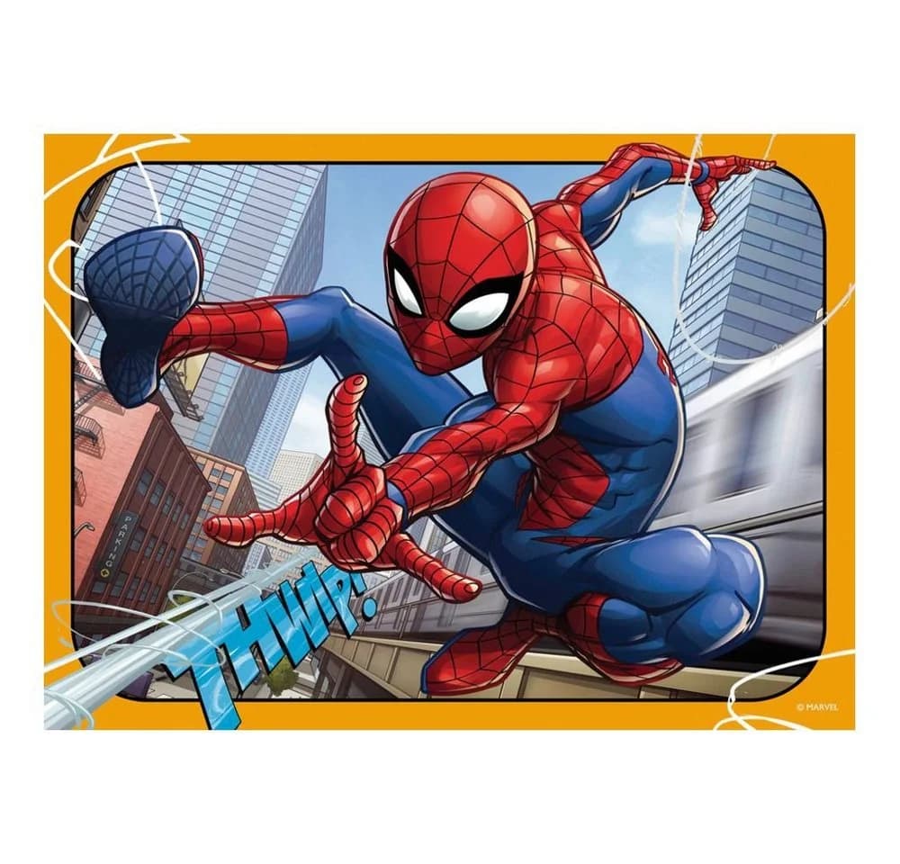 Spiderman Puzzle 4 in 1 Ravensburger Kinder Puzzle 24 Teile