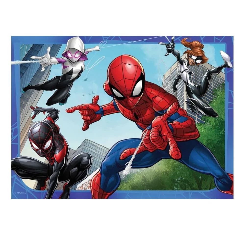 Spiderman Puzzle 4 in 1 Ravensburger Kinder Puzzle 24 Teile - Bild 3