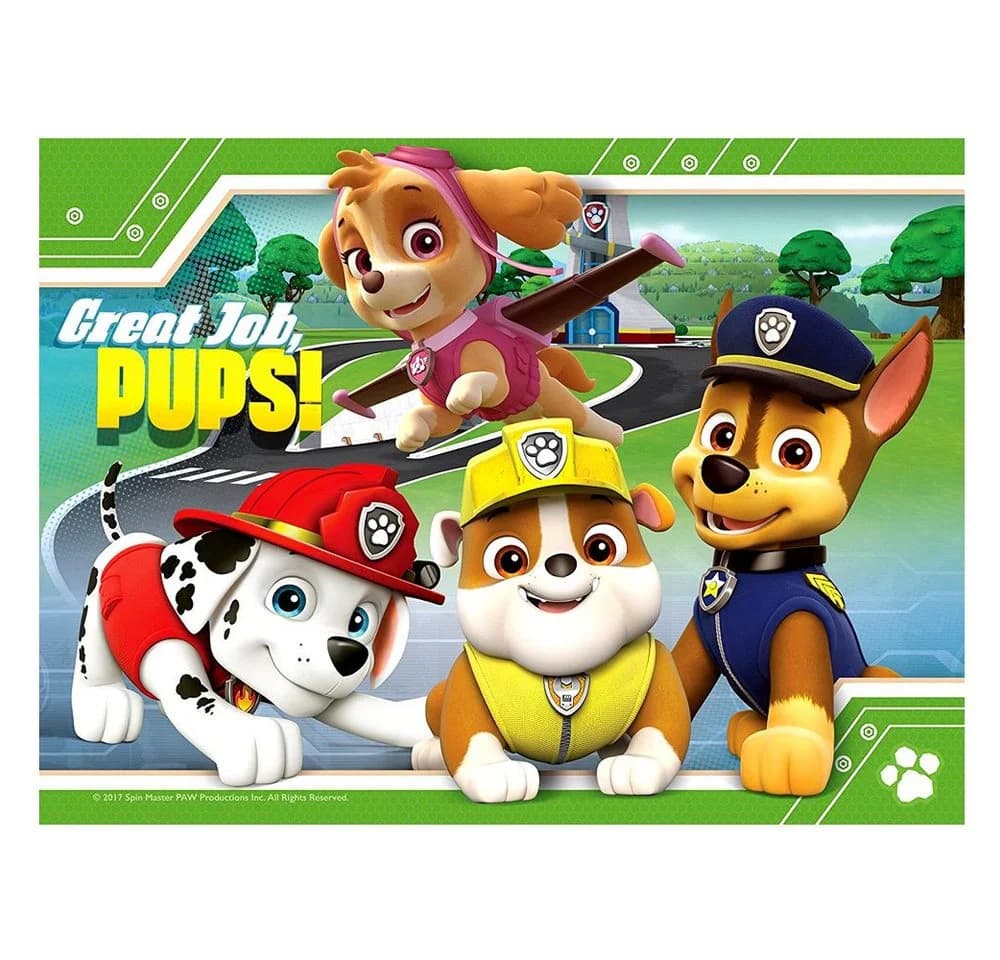 PAW PATROL Puzzle 4 in 1 Kinder Puzzle Box Motiv Freunde Ravensburger - Bild 3