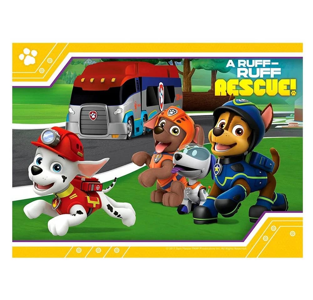 PAW PATROL Puzzle 4 in 1 Kinder Puzzle Box Motiv Freunde Ravensburger - Bild 4