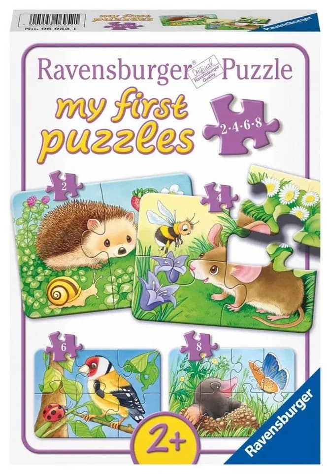Ravensburger Puzzle Süße Gartenbewohner 4 Motive - Bild 2